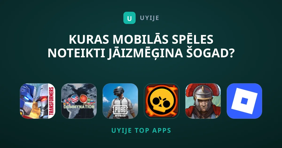 Kuras Mobilās Spēles Noteikti Jāizmēģina Šogad?